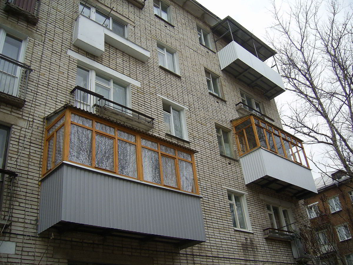 Балкон без плиты